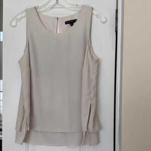 Banana Republic White Layered Blouse